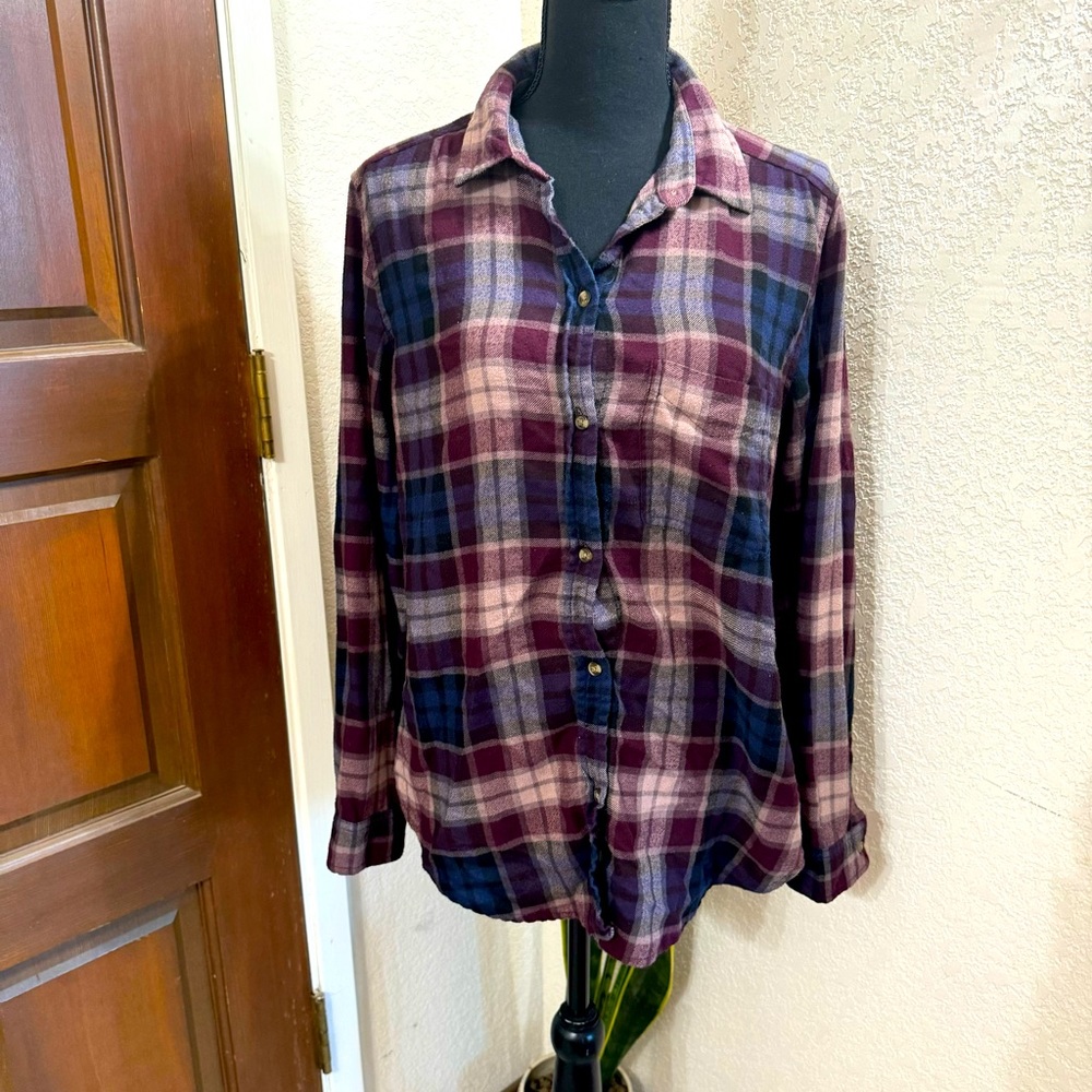 AEO Ahh-mazingly Soft Boyfriend Fit Flannel